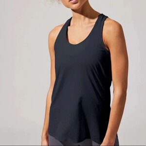 NWT MPG Perforated Black tank Size small